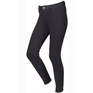 2 Pairs Saxon Children's Adjustable Waist Riding Pants Breeches, Black, 12